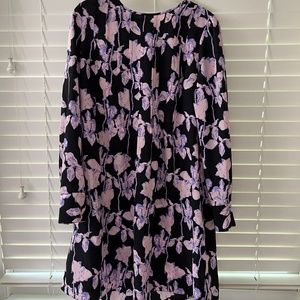 DVF floral long sleeve dress